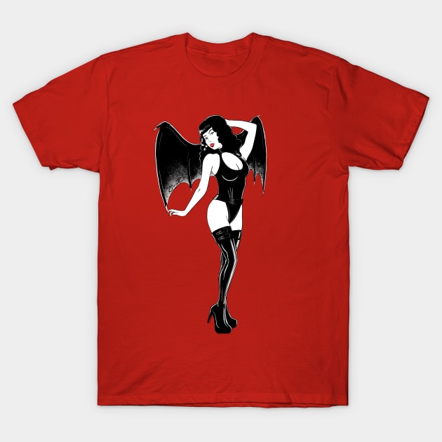 Vampire Girl T-Shirt by CraigR